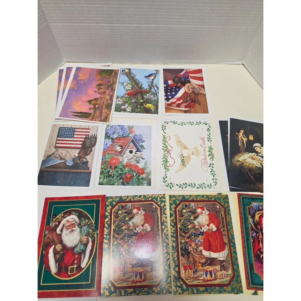 Lot‎ C Christmas Holiday Fall Greeting Cards